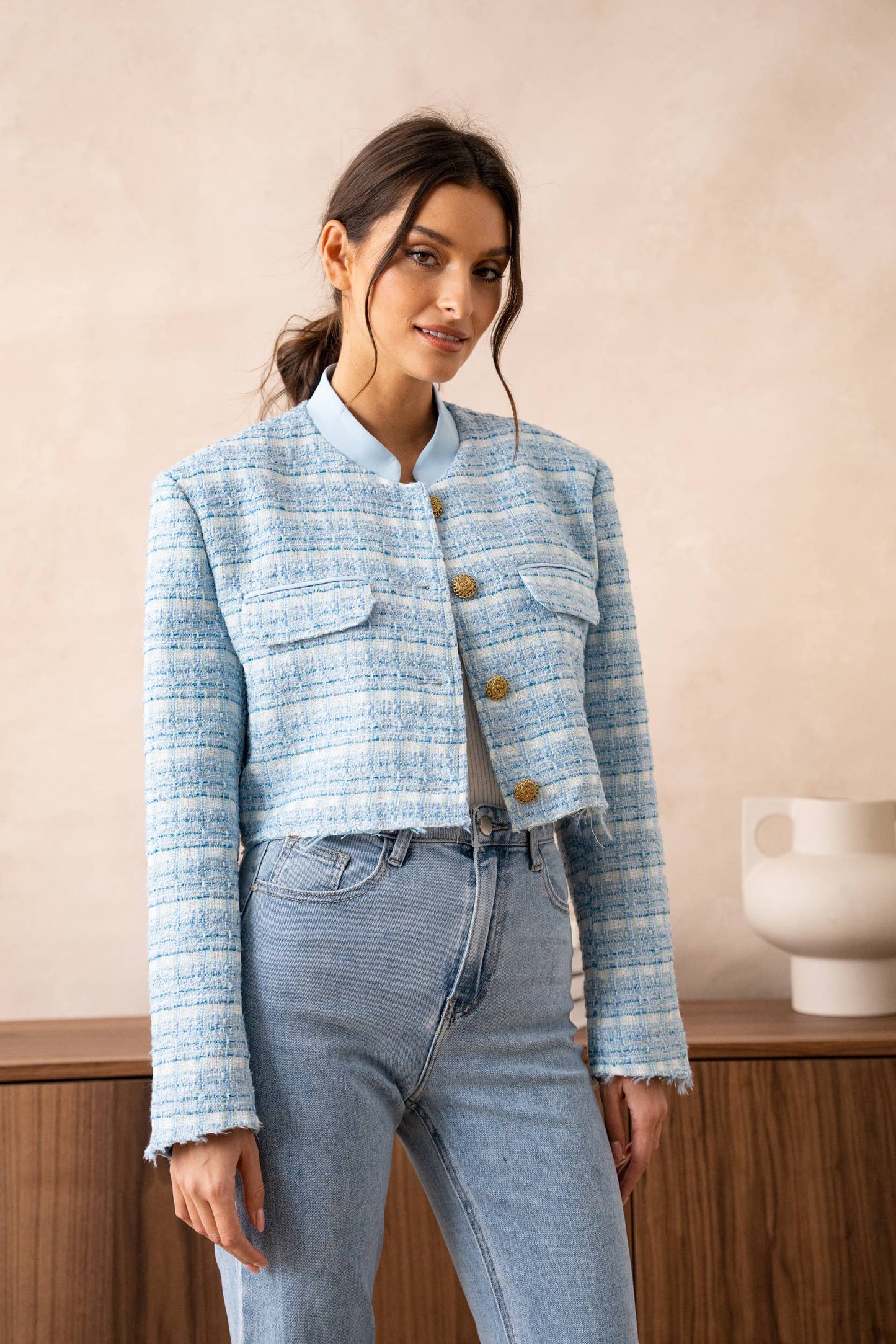 Blazer aus Tweed - CABALES