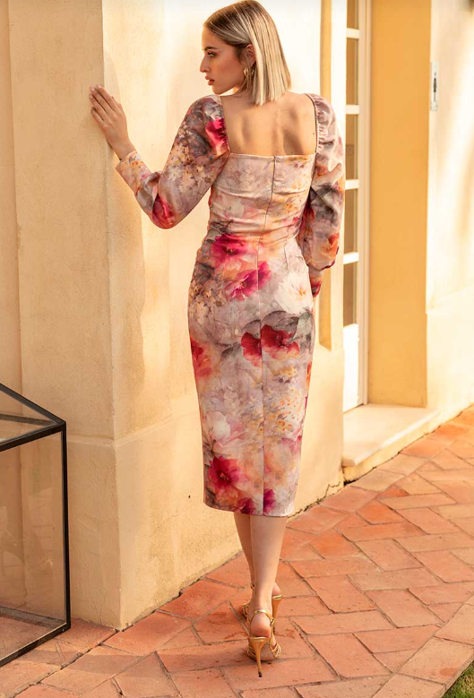 Berta Bedrucktes Kleid in XS