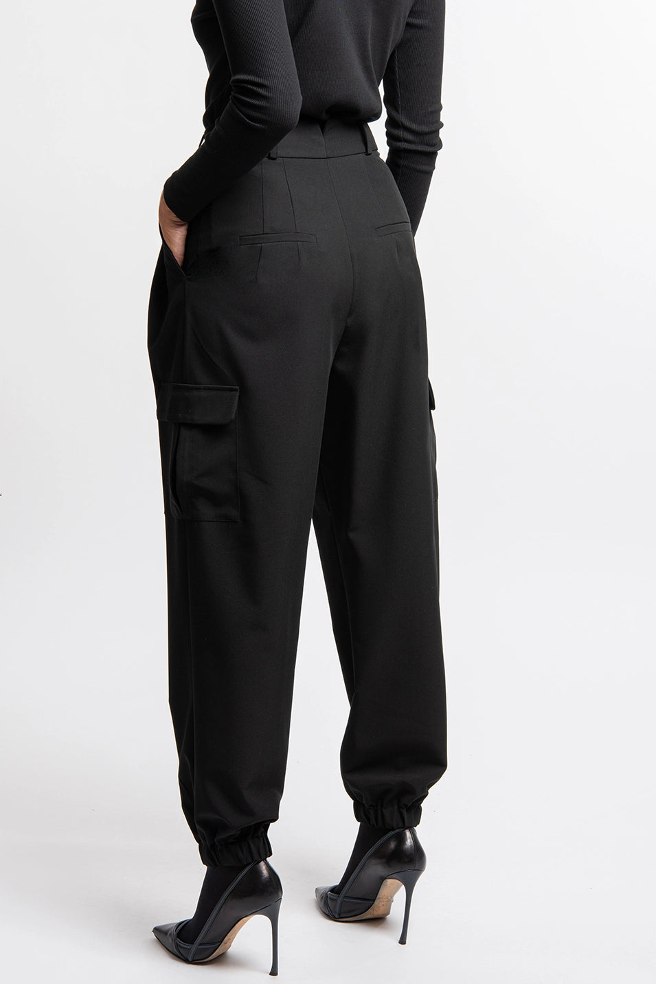 Schwarze Cargohose - CABALES