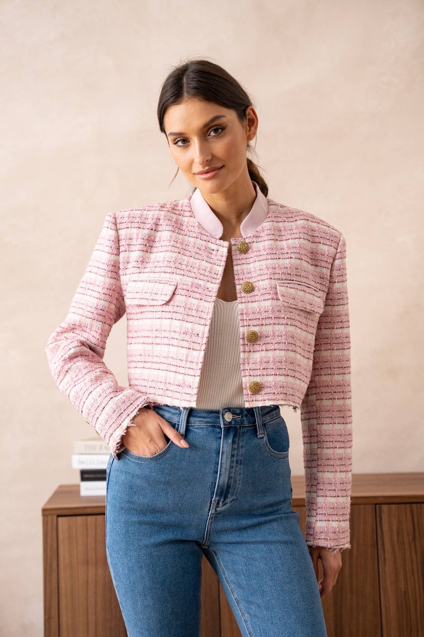 Blazer aus Tweed - CABALES