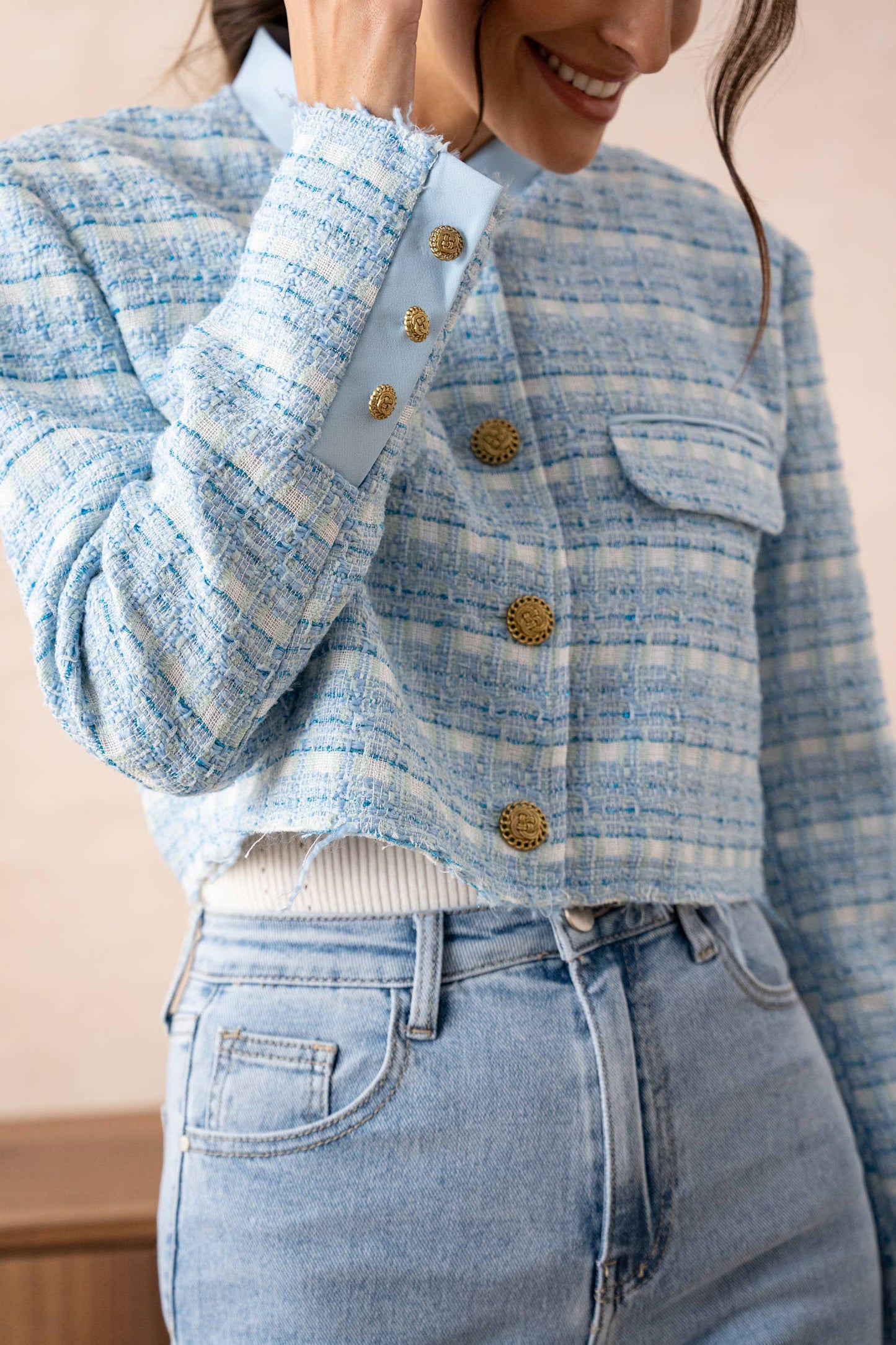 Blazer aus Tweed - CABALES
