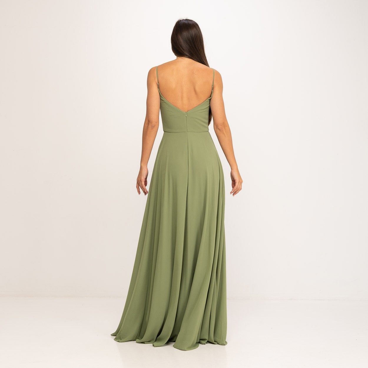Drapiertes Maxi Abendkleid (M) - CABALES