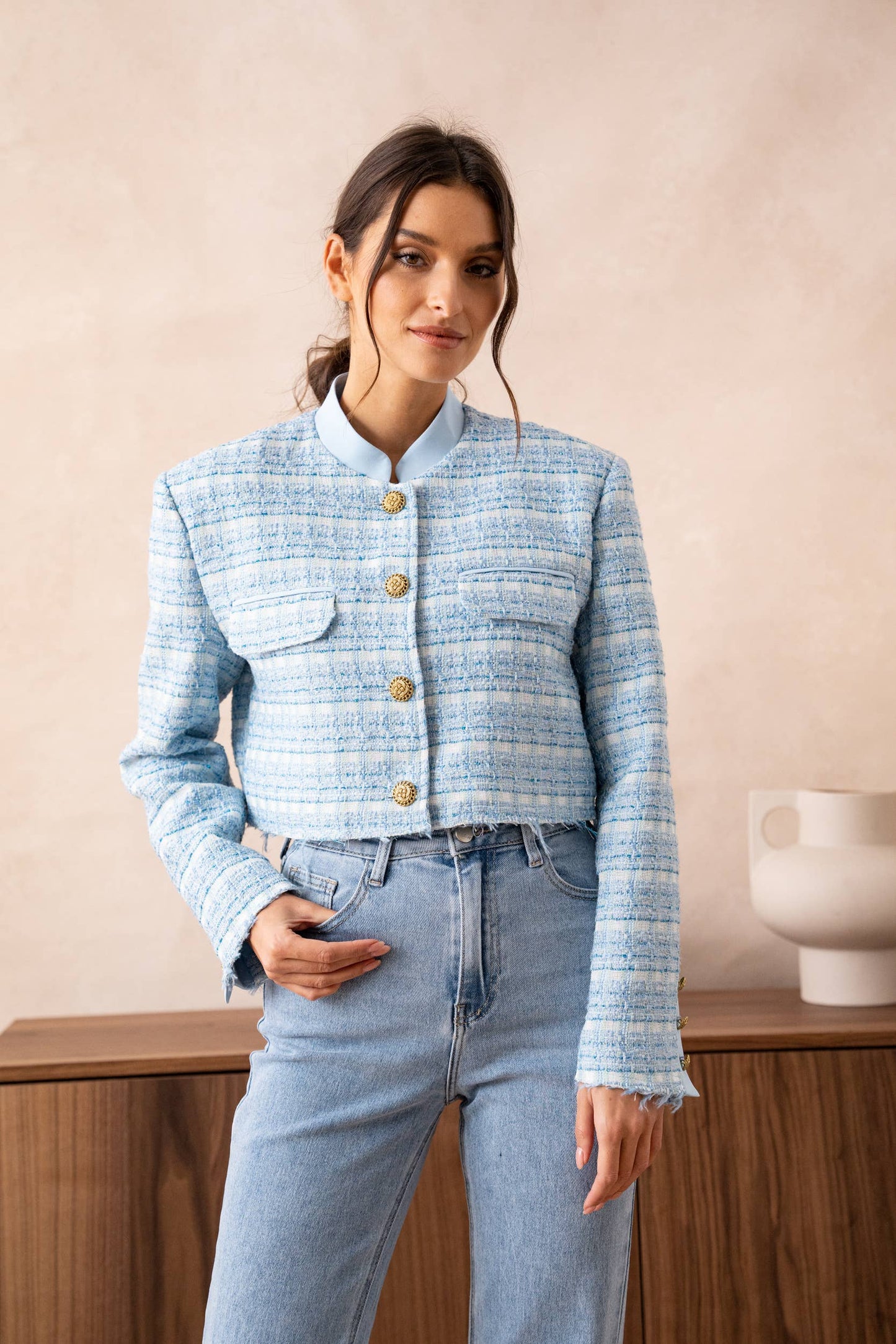 Blazer aus Tweed - CABALES