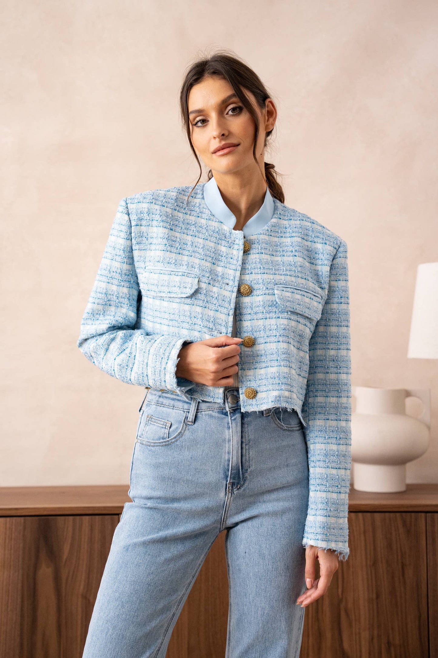 Blazer aus Tweed - CABALES