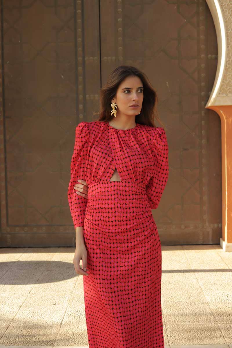 Bedrucktes Kleid Viena XS - CABALES