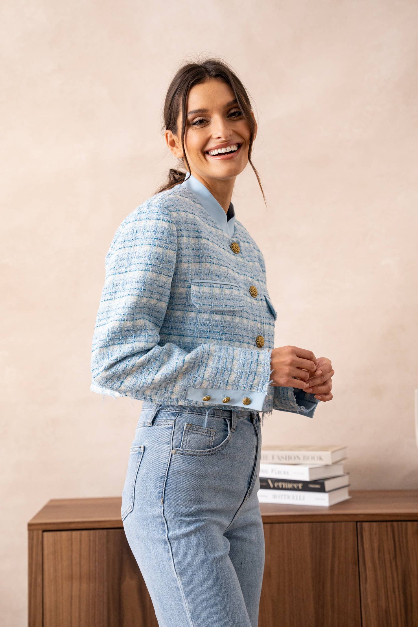 Blazer aus Tweed - CABALES