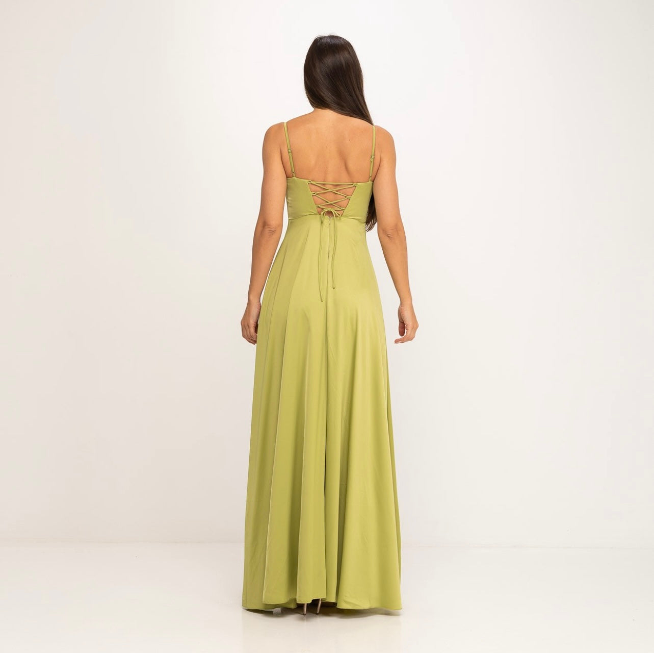 Abendkleid Satin in M - CABALES