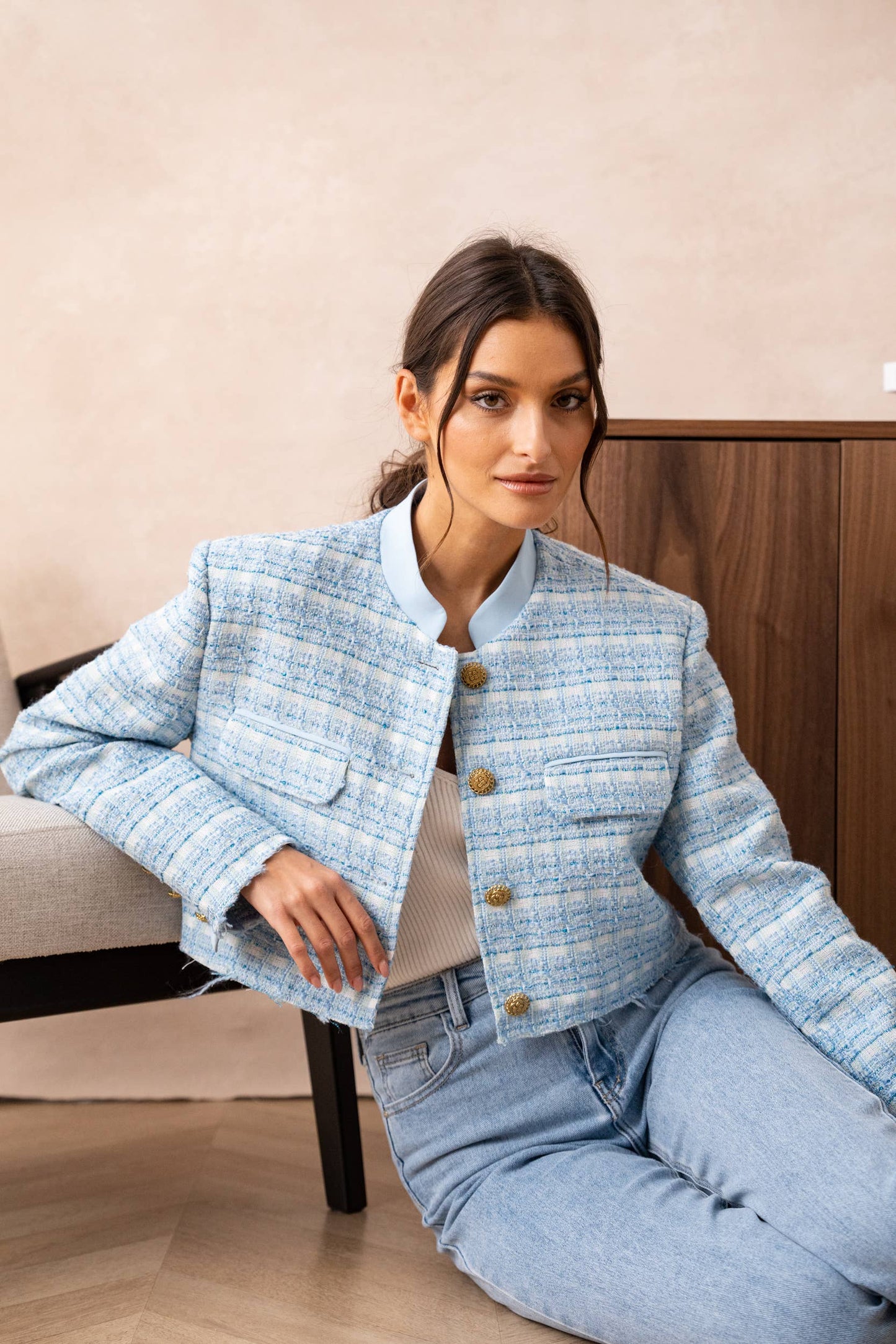 Blazer aus Tweed - CABALES