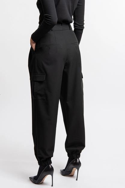 Schwarze Cargohose - CABALES