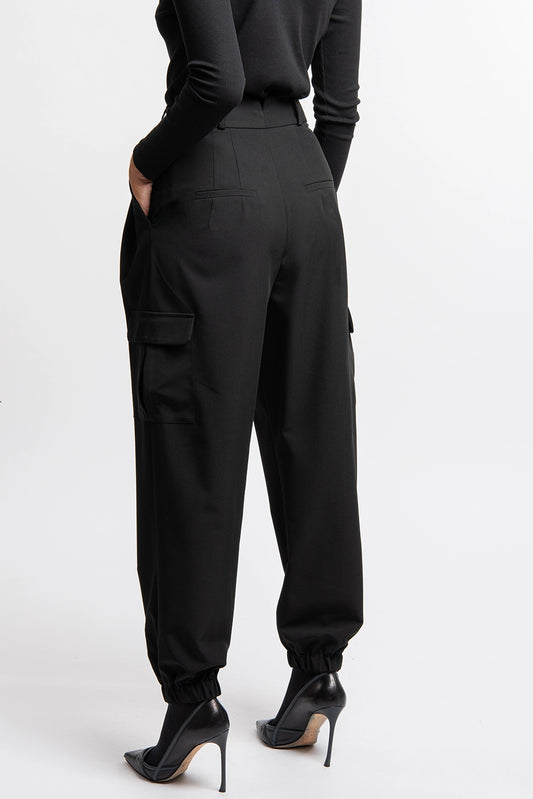 Schwarze Cargohose - CABALES