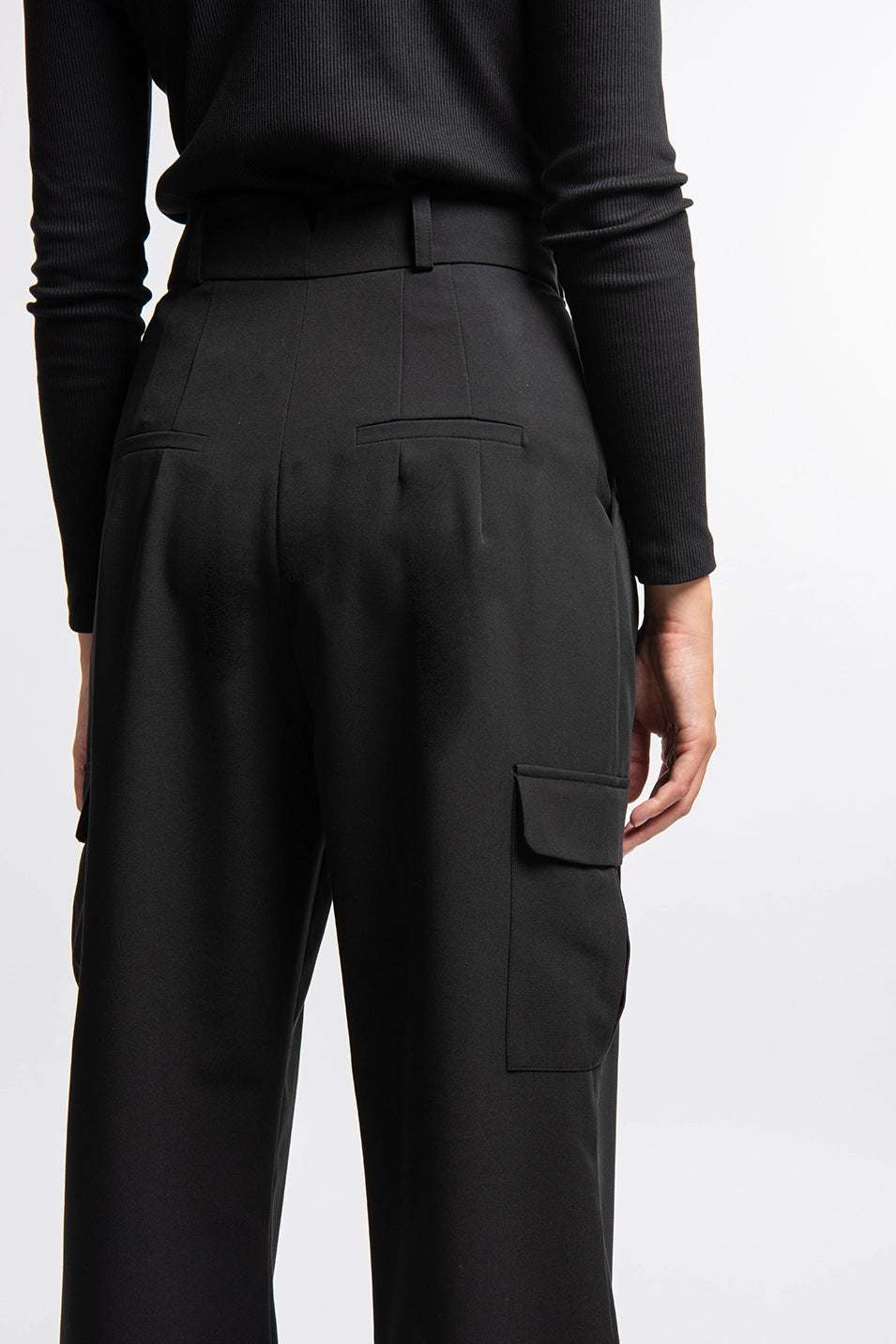 Schwarze Cargohose - CABALES