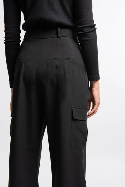 Schwarze Cargohose - CABALES