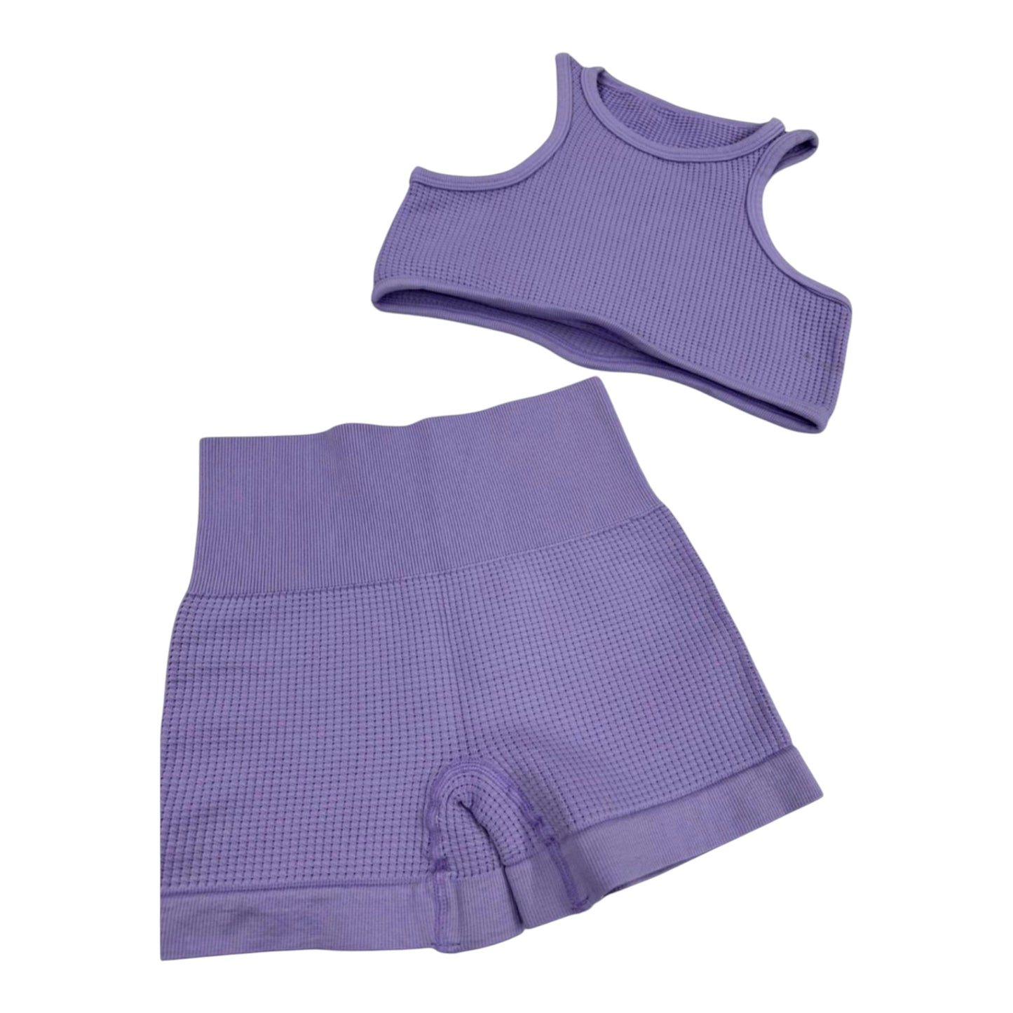 Set deportivo en tejido tipo waffle 