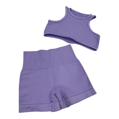 Set deportivo en tejido tipo waffle 