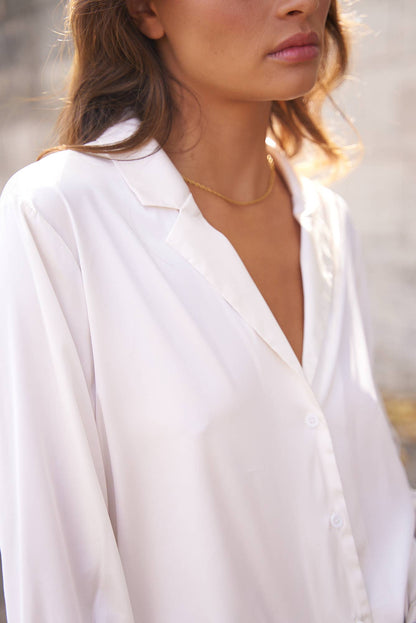 Bluse aus Satin - CABALES