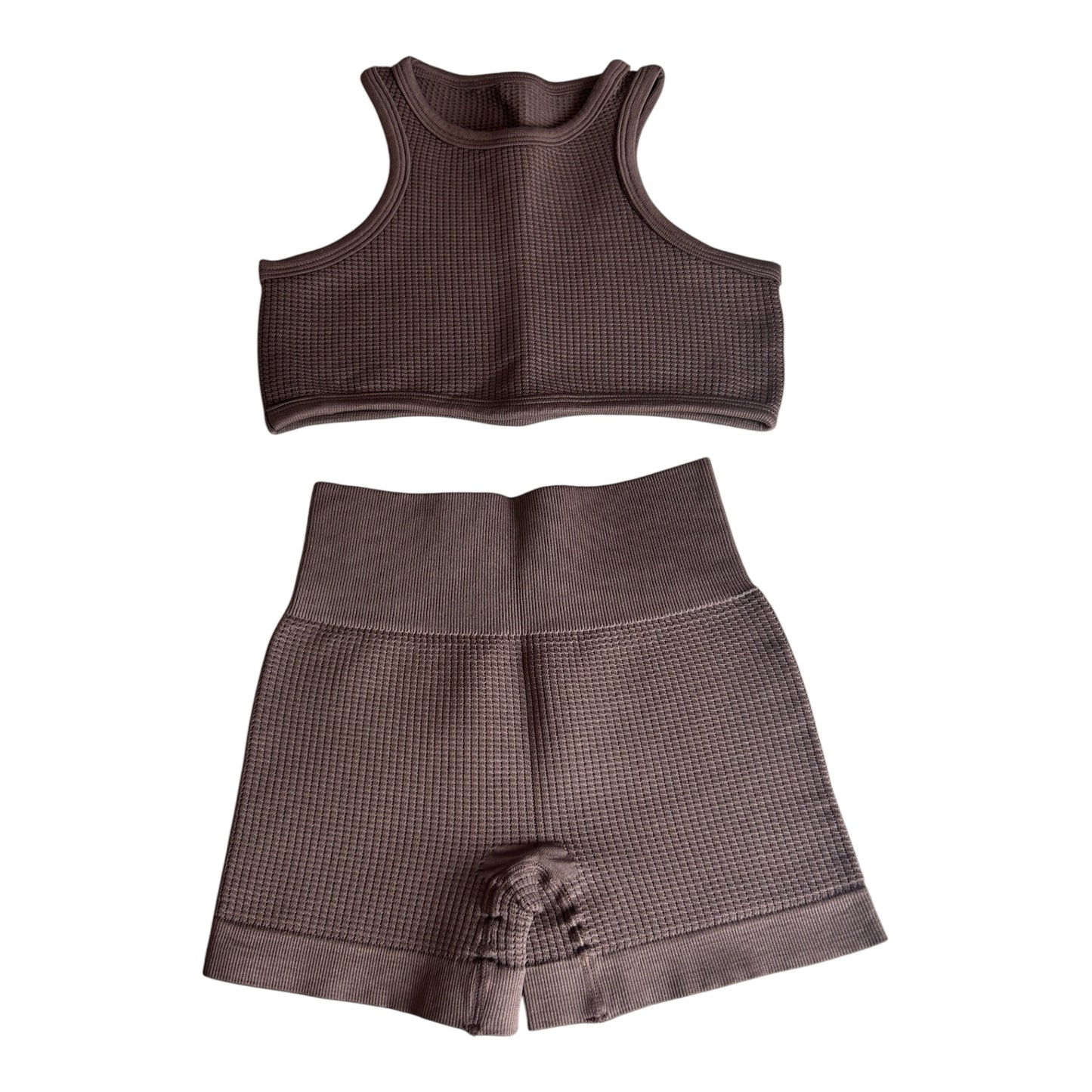 Set deportivo en tejido tipo waffle 