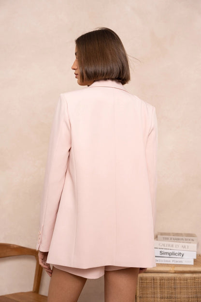 Eleganter Oversize-Blazer in Rosa - CABALES