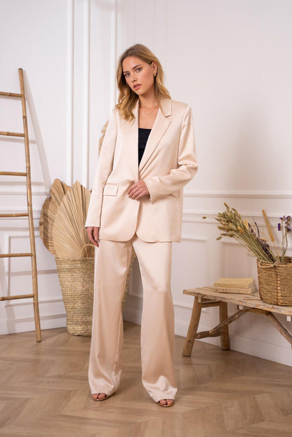 Blazer aus hochwertigem Satin - CABALES
