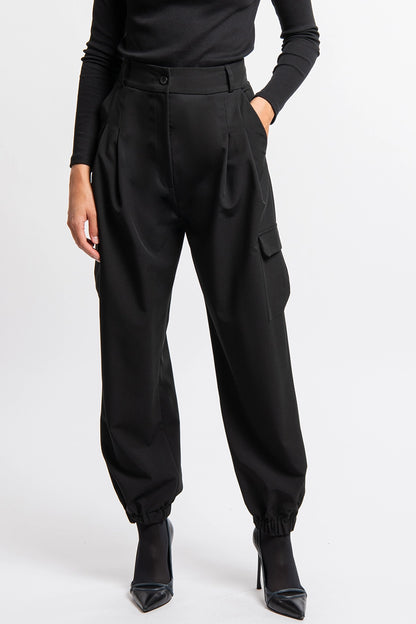Schwarze Cargohose - CABALES