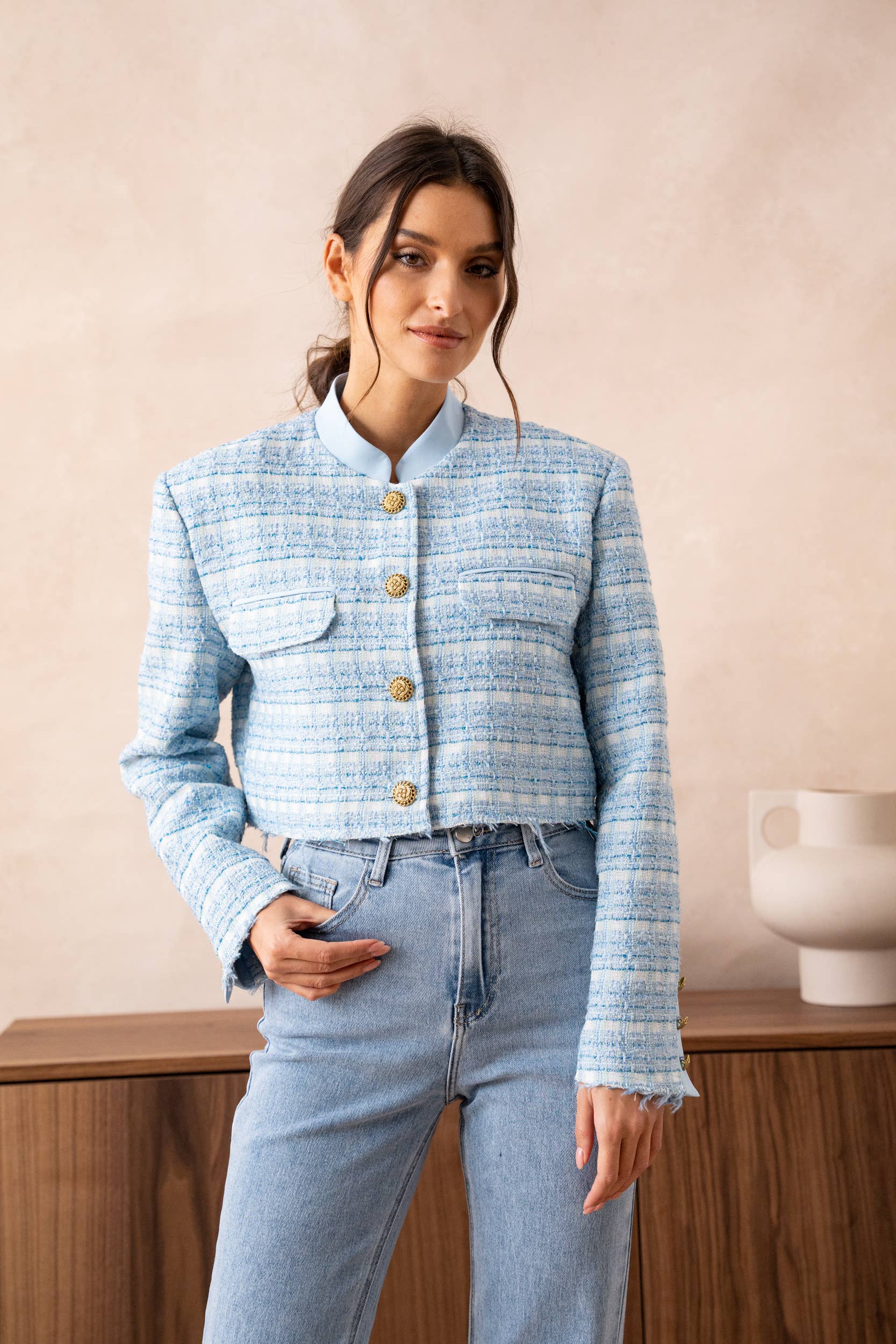 Blazer aus Tweed - CABALES