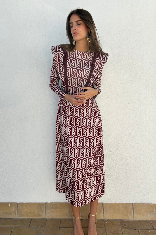Kleid Filipa Rot
