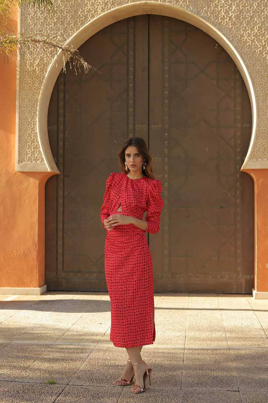 Bedrucktes Kleid Viena XS - CABALES